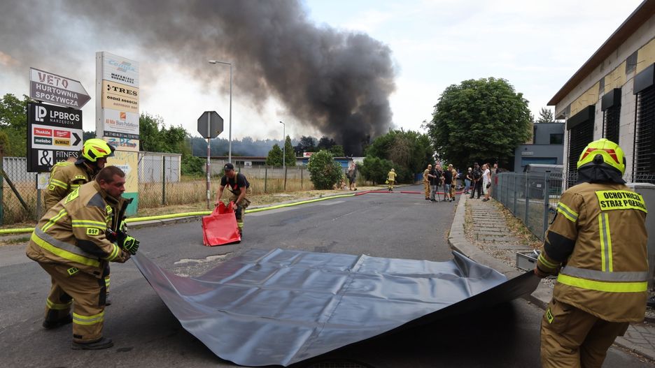 Pożar wybuchł 6 lipca w godzinach popołudniowych 
