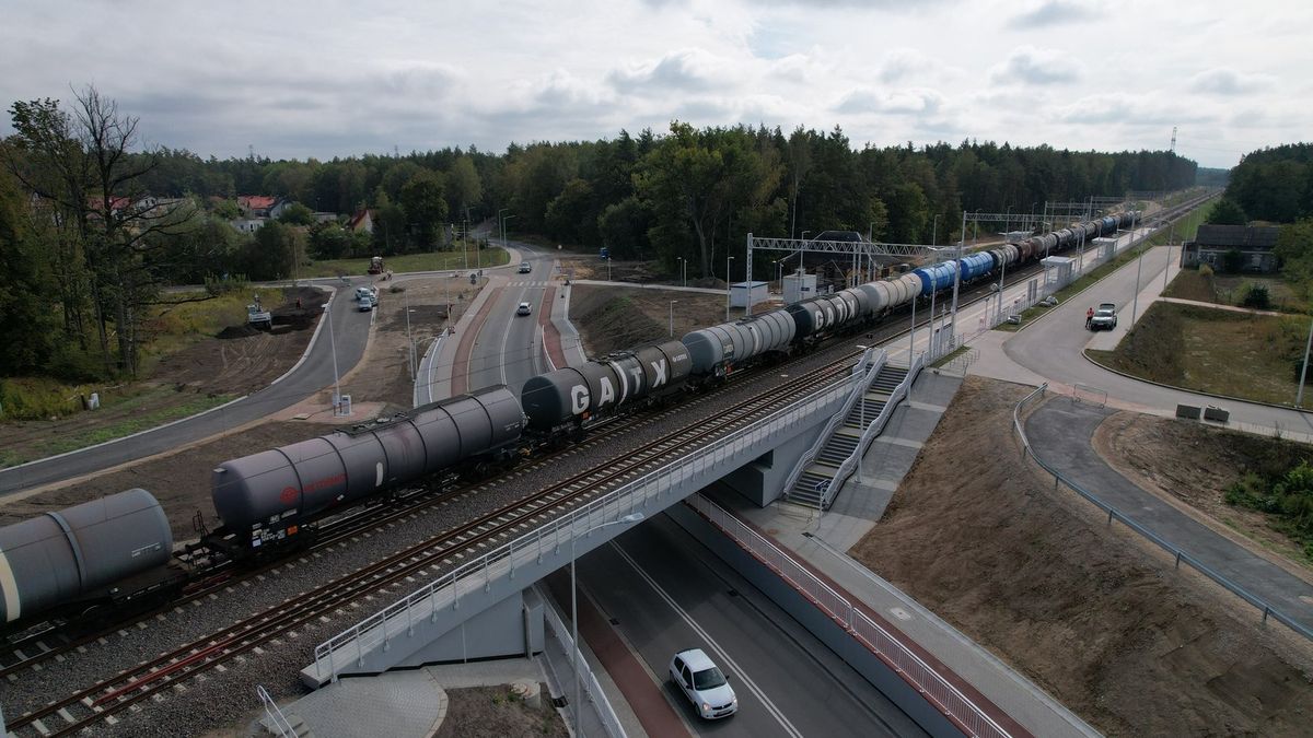 Zmodernizowana już część Rail Baltiki w Ełku