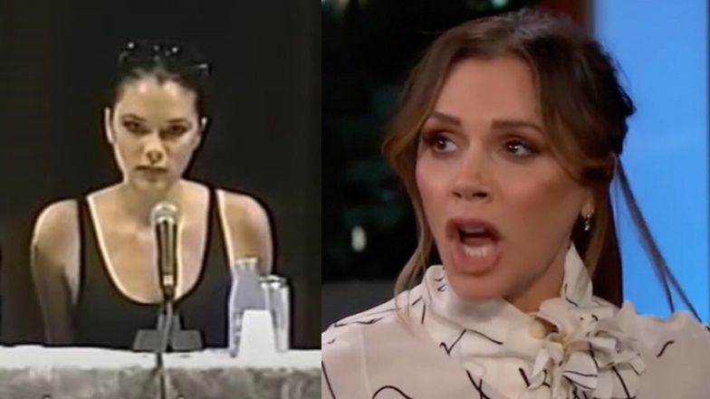 Victoria Beckham po latach tłumaczy posępną minę na konferencji Spice Girls: "Miałam POTĘŻNEGO KACA!"