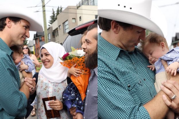 Justin Trudeau poznał syryjskiego chłopca, który otrzymał imiona na jego cześć! "Doceniam to!"