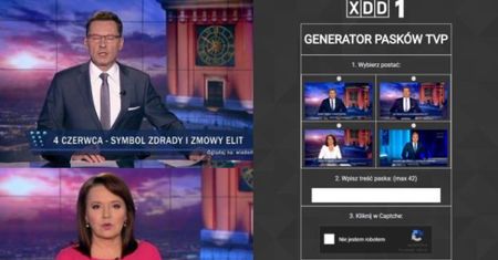 TVP POZWIE autora "generatora pasków"?! "To mnie przyprawia o dreszcze"