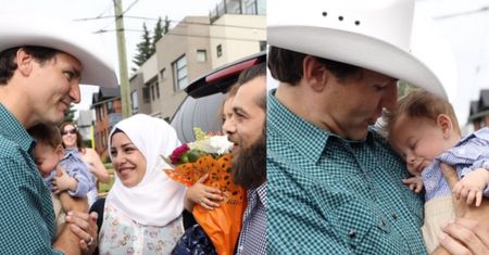 Justin Trudeau poznał syryjskiego chłopca, który otrzymał imiona na jego cześć! "Doceniam to!"