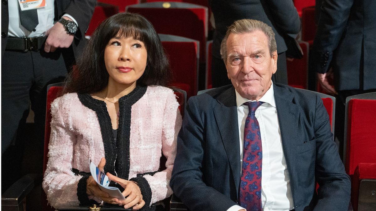 Gerhard Schroeder z żoną So-Yeon Schroeder-Kim