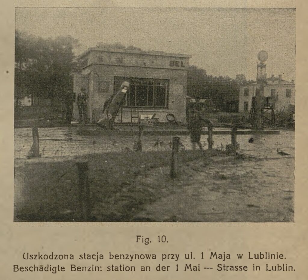  Skutki trąby powietrznej w Lublinie, 1931