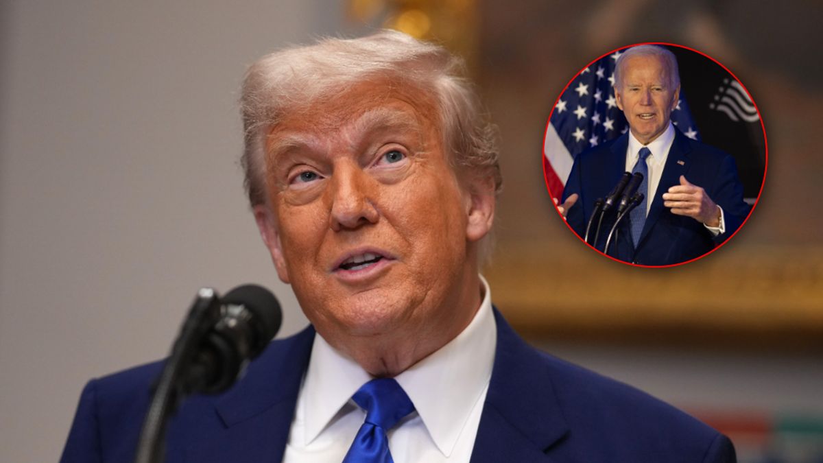 Donald Trump składa życzenia Joe Bidenowi.