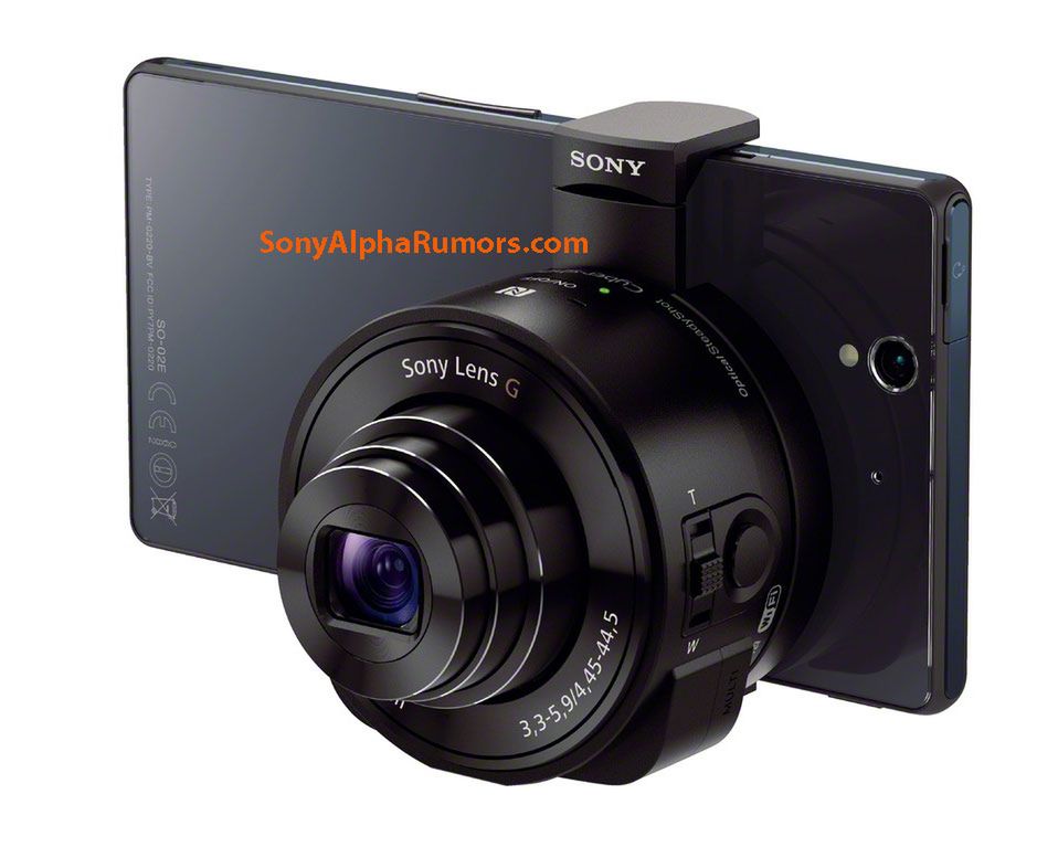 Pierwsze zdjęcia Sony QX10 i QX100 - bezprzewodowych obiektywów z matrycą do smartfonów