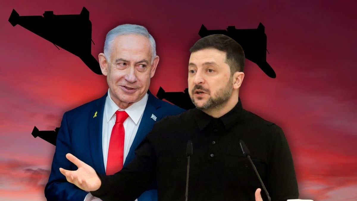 Netanjahu chce pilnie rozmawiać z Zełenskim. Chodzi o drony?