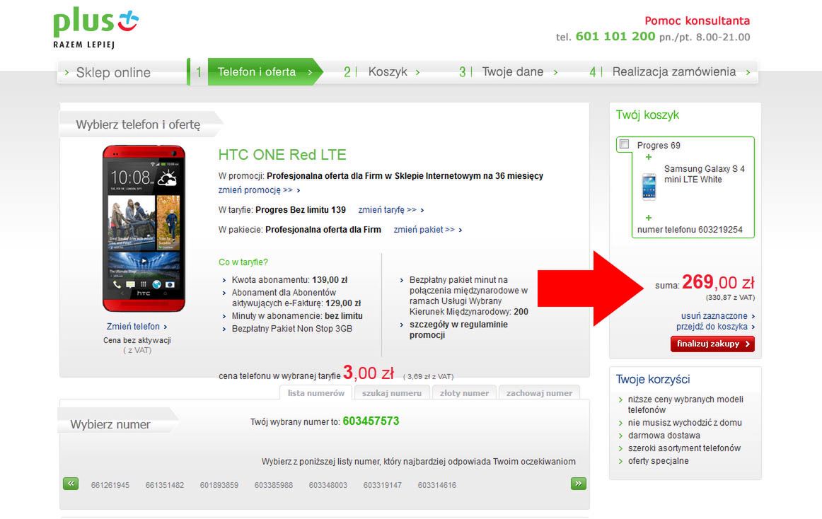 Najgorsza strona operatora. Plus jest antywzorem dla wszystkich 8
