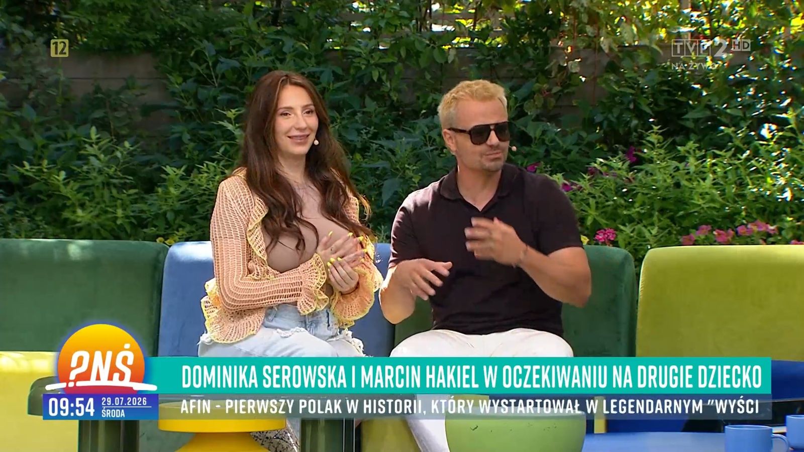 Marcin Hakiel i Dominika Serowska w "Pytaniu na Śniadanie"