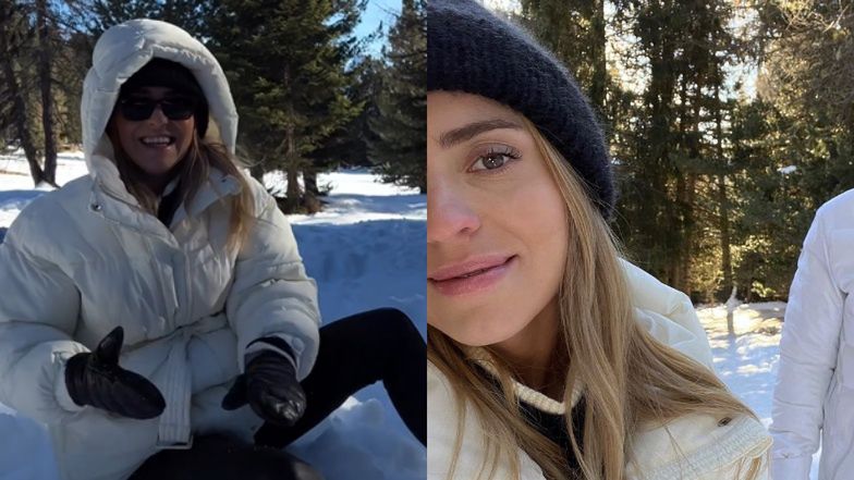 Kasia Tusk szaleje z rodziną na nartach we Włoszech, a fani GRZMIĄ: "Proszę nie promować JAZDY BEZ KASKU"