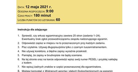 Matura 2021. Biologia. Zobacz arkusze CKE - poziom rozszerzony