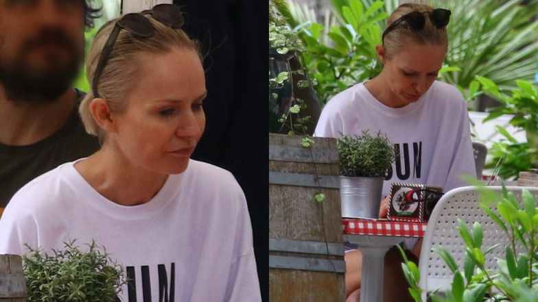 Kasia Stankiewicz z synem w Sopocie