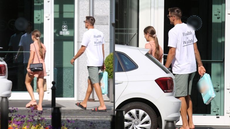 Jan Bednarek i Julia Nowak spacerują po Sopocie