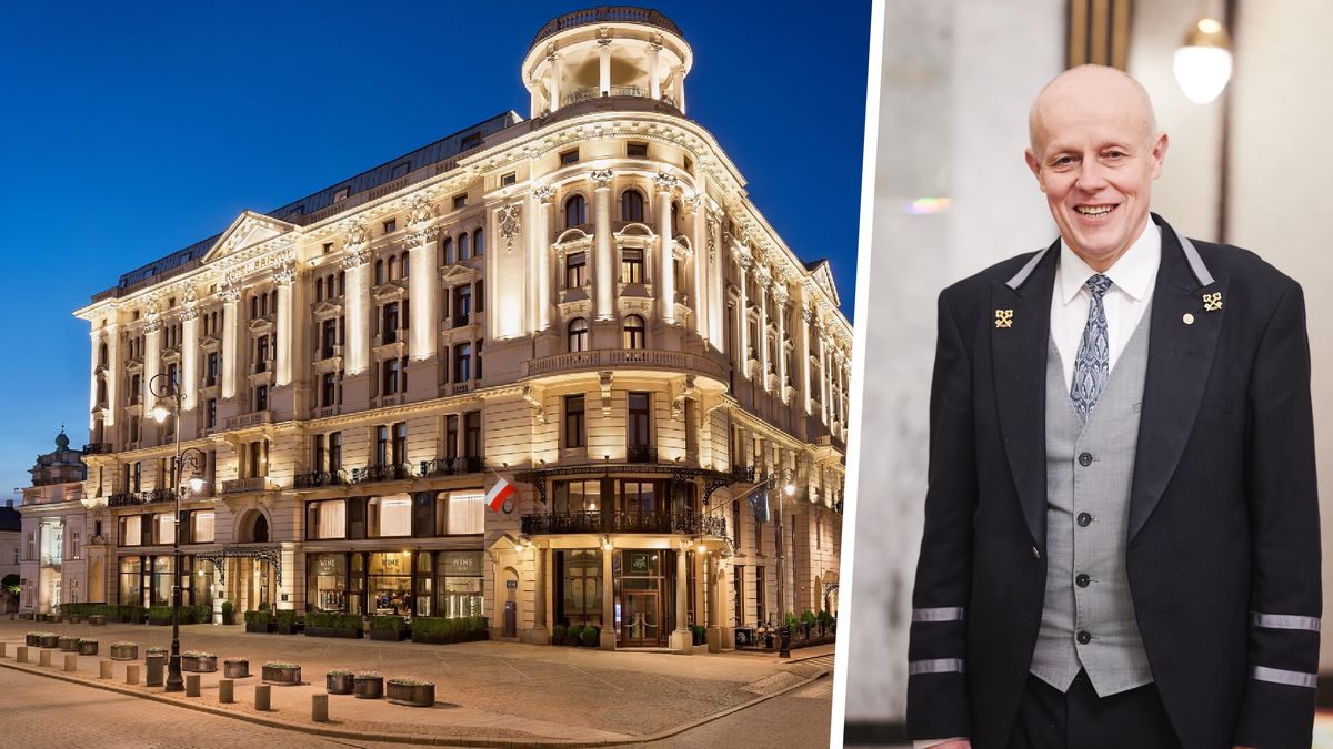 Hotel Bristol, A Luxury Collection Hotel, Warsaw ma pięć gwiazdek. Wybudowano go w 1901 r. Paweł Owczarek jest concierge od 31 lat