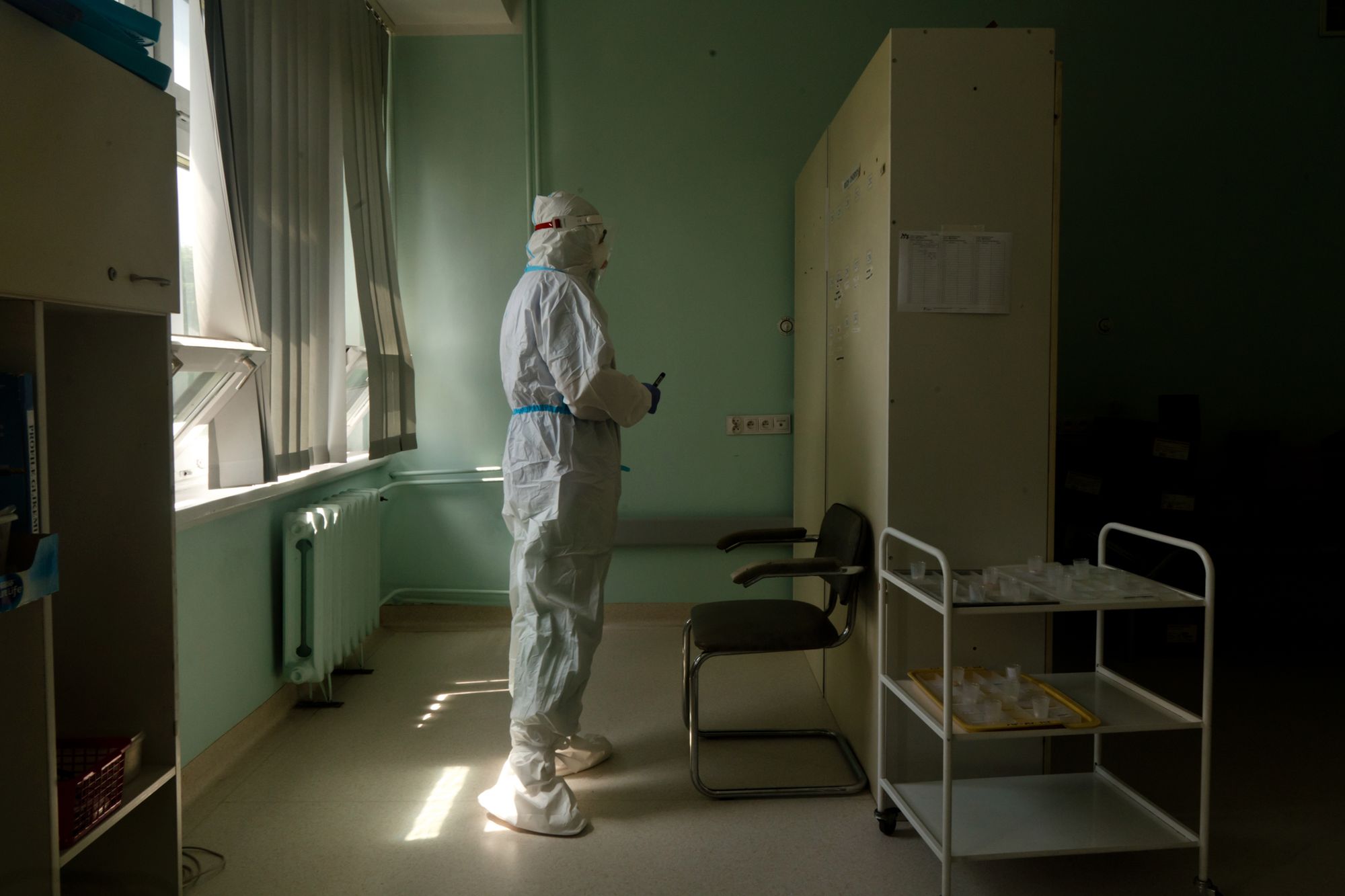 Koronawirus w Polsce. Strefa Zero, czyli Wojewódzki Szpital Specjalistyczny MEGREZ w Tychach okiem Wiktorii Kot 13