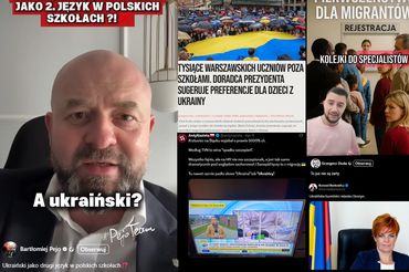 przykłady antyukraińskich wpisów w social mediach 