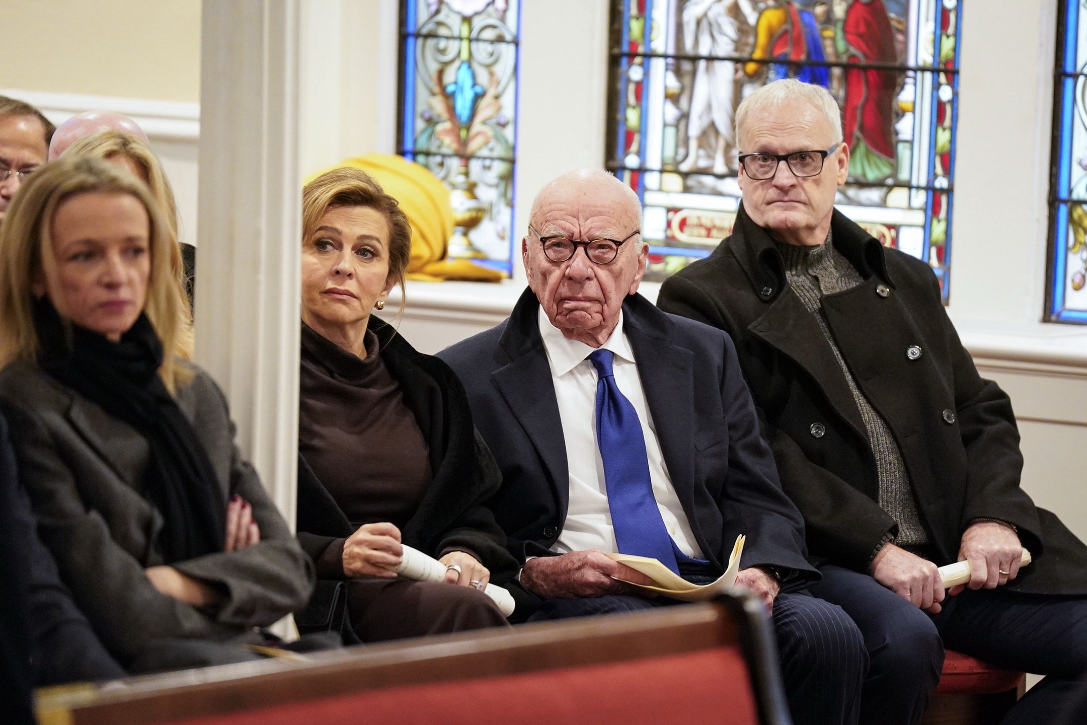 Rupert Murdoch na inauguracji Donalda Trumpa w 2025 r.