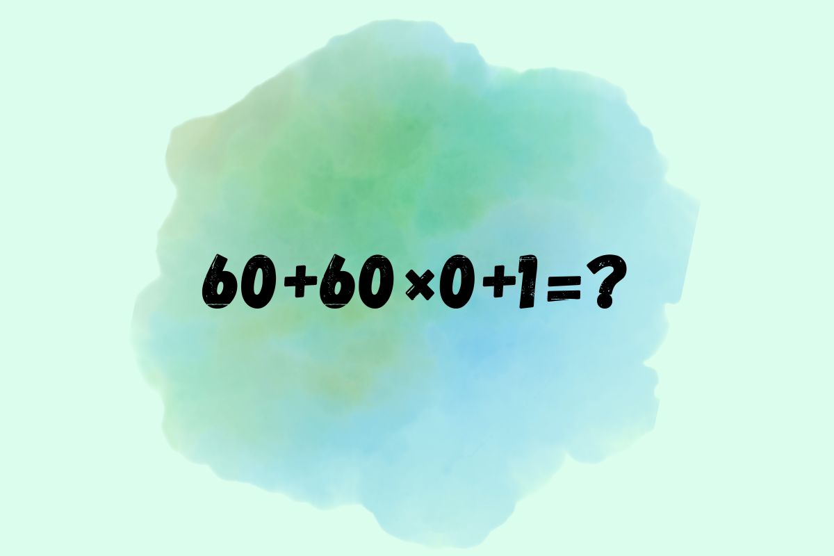 To równanie matematyczne ma trzy wyniki 