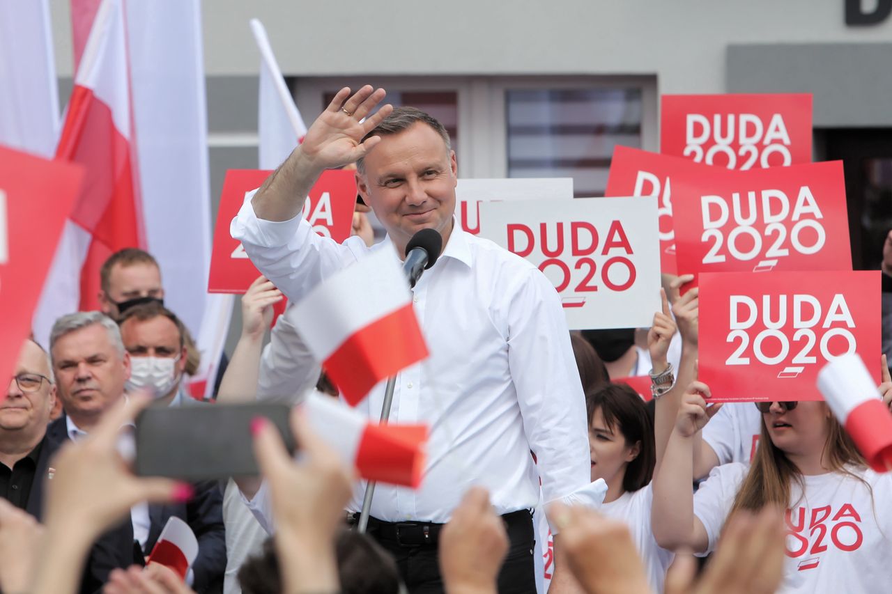 Wybory 2020. Szamotanina na wiecu Andrzeja Dudy. Są konsekwencje
