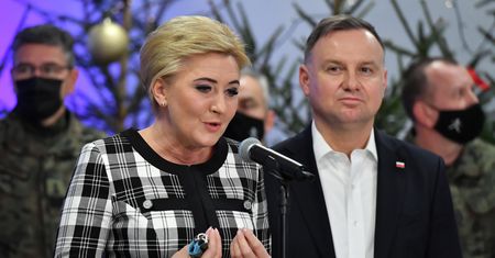 Agata Kornhauser-Duda przemówiła. Złożyła życzenia mundurowym
