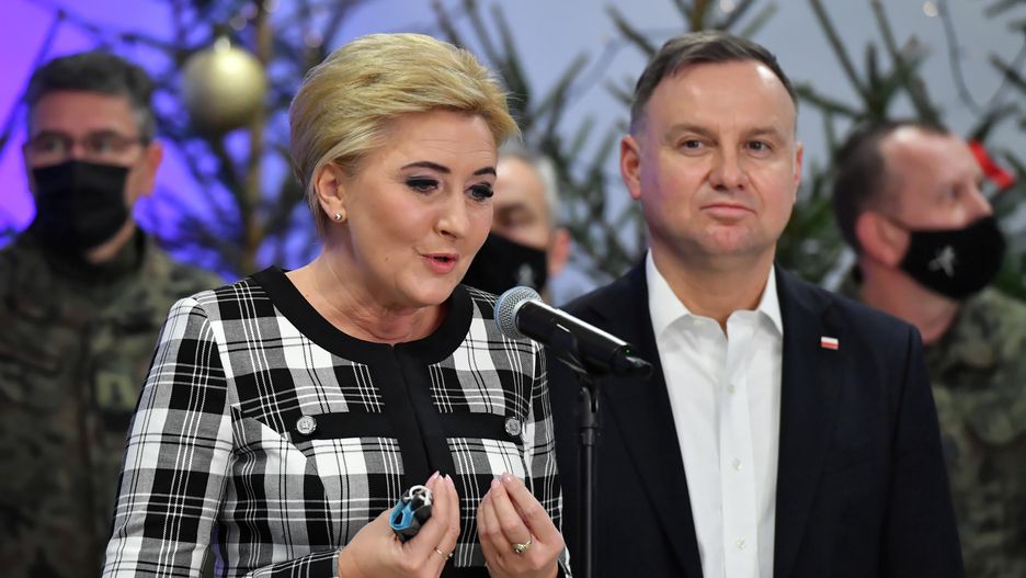Agata Kornhauser-Duda przemówiła. Złożyła życzenia mundurowym 