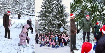 Raciniewo: Marszałek z dziećmi wyruszył po choinkę