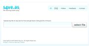 S4ve.as przechowa wszystkie twoje pliki przez 24 godziny
