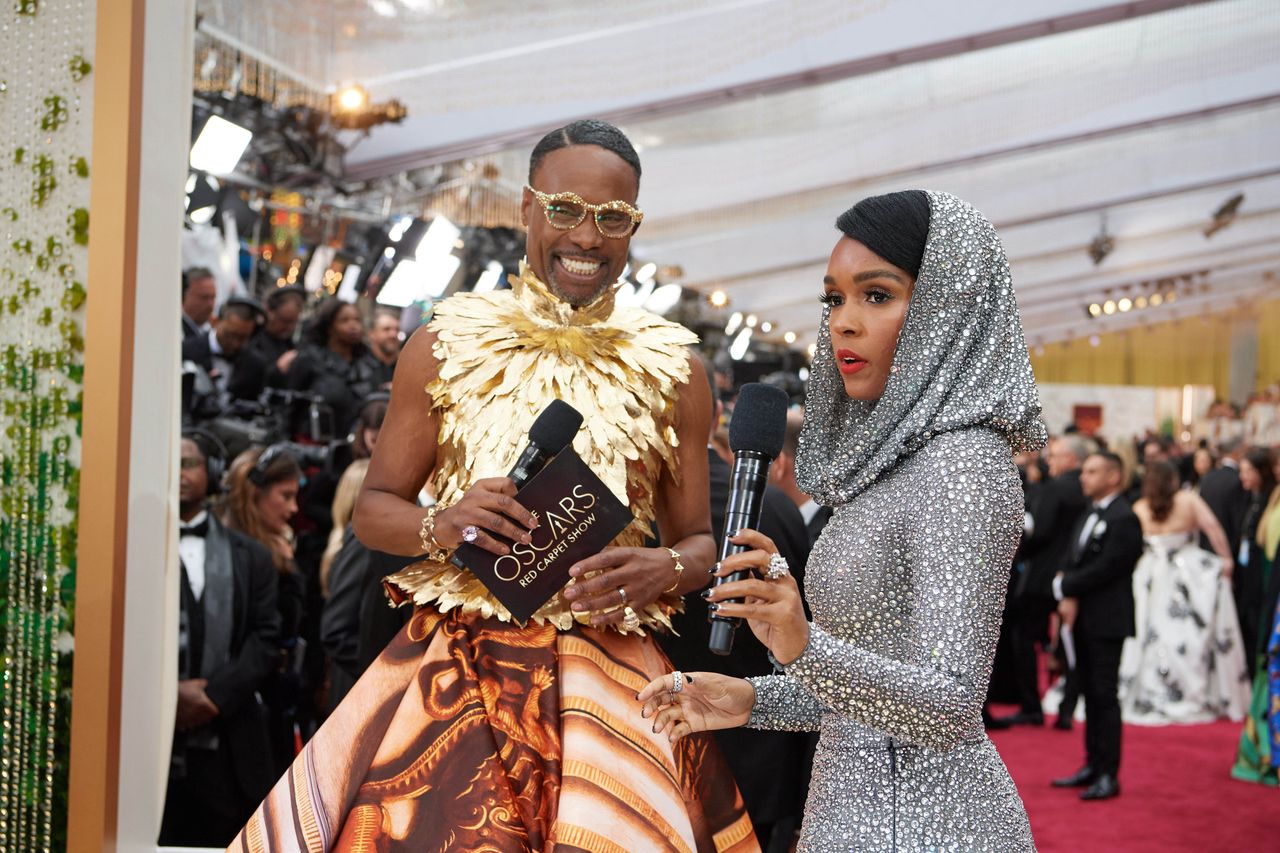 Billy Porter i Janelle Monae na oscarowej gali