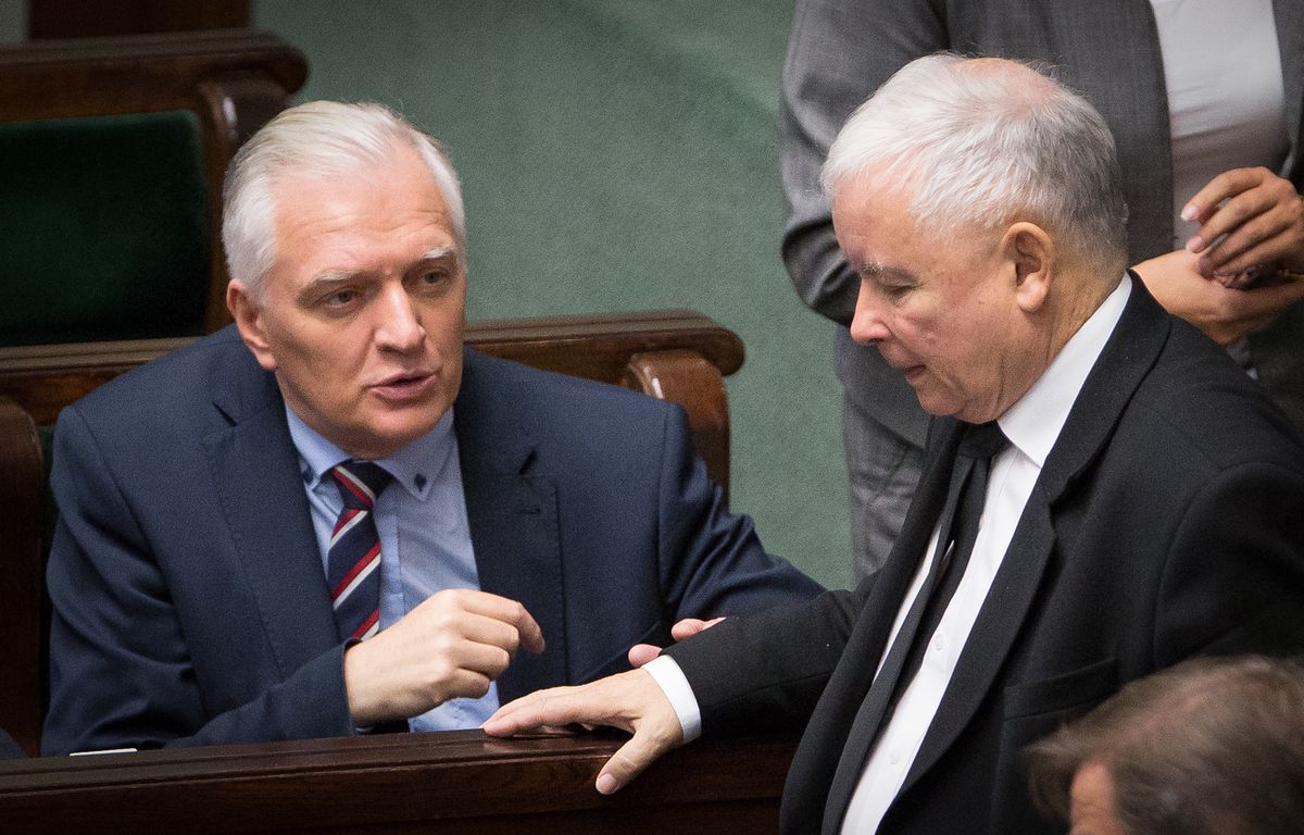 Jarosław Gowin i Jarosław Kaczyński