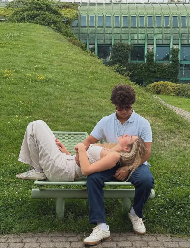 Helena Rubik z chłopakiem