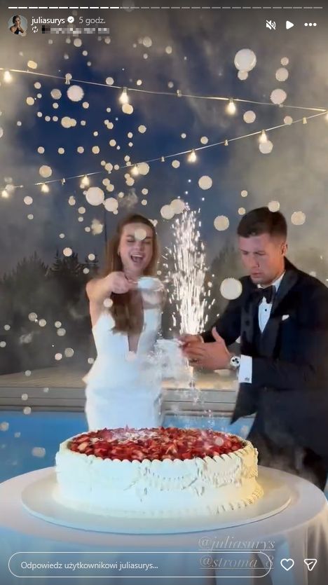 Tak wyglądało wesele Julii Suryś i Marcina Stromeckiego