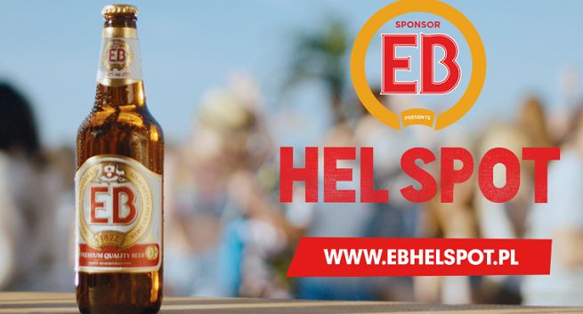 Plażowy bar Hel Spot z koncertami w kampanii piwa EB (wideo)