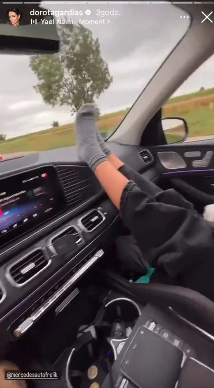 Niebezpieczna jazda Doroty Gardias z córką