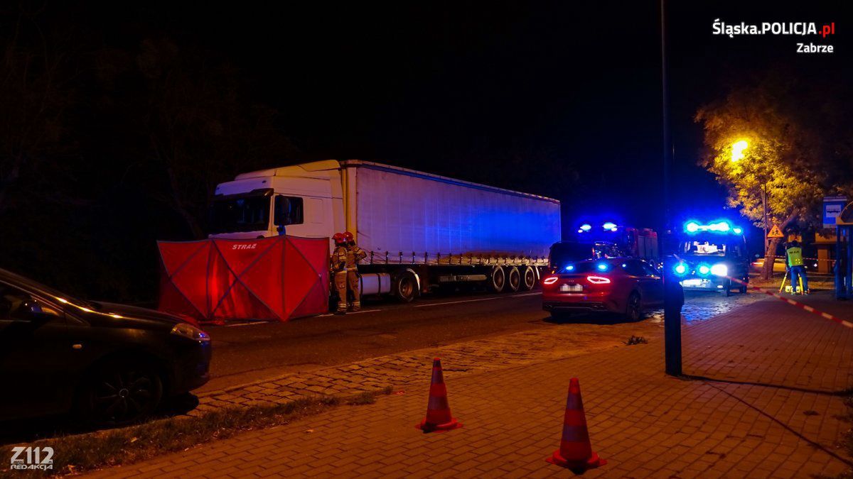 Zabrze. Zginął pod kołami tira, policja prosi o pomoc