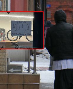 Ksiądz na kolędzie zobaczył kartkę w oknie sklepu. Zdjęcie wrzucił do sieci