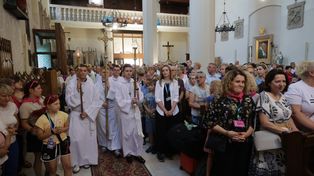 Wiślica: Uroczystą mszą świętą rozpoczęła się 44. Kielecka Piesza Pielgrzymka na Jasną Górę