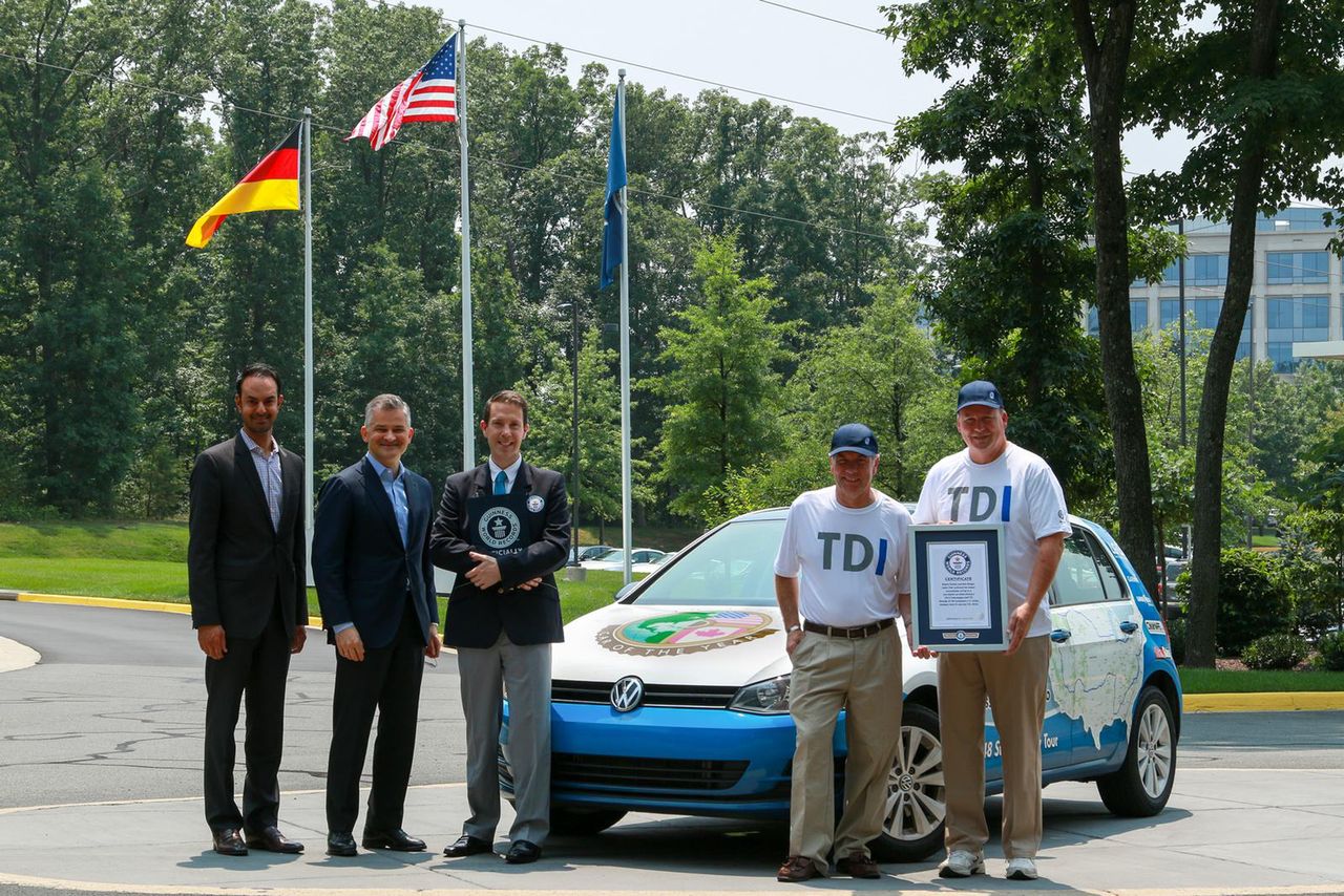 Rekord zużycia paliwa Volkswagenem Golfem TDI
