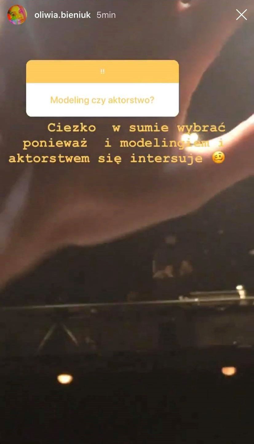 Oliwia Bieniuk komentuje relację z Mateuszem Raduszewskim