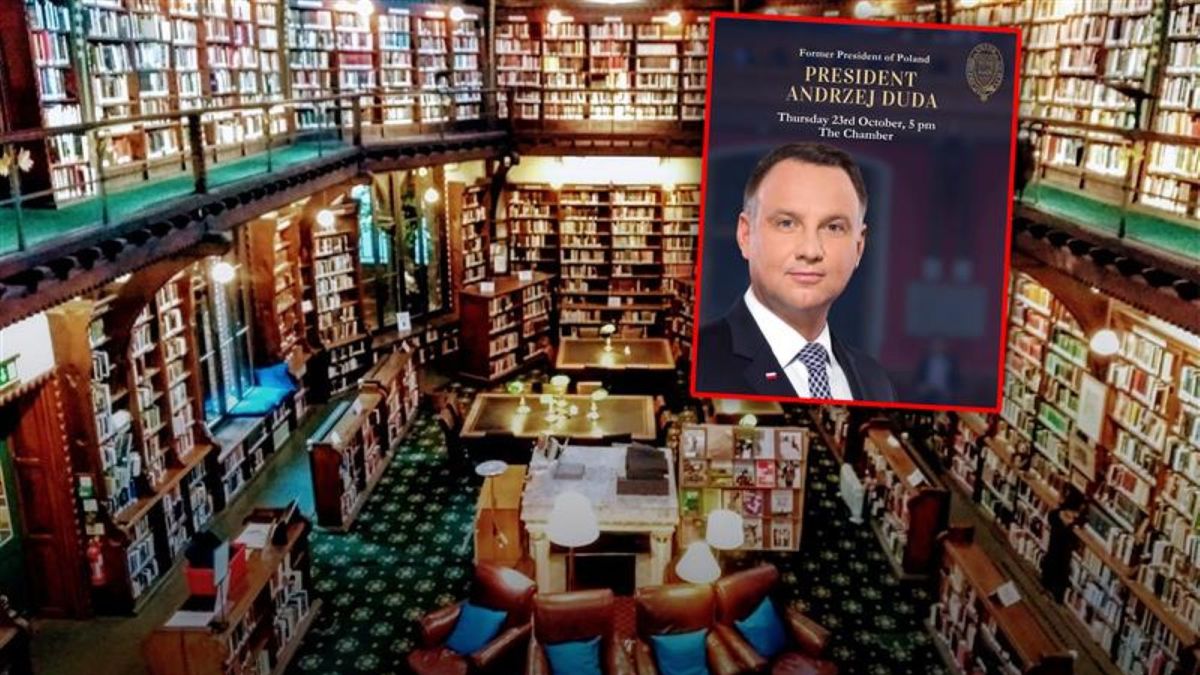 Były prezydent Polski Andrzej Duda był gościem prestiżowego stow