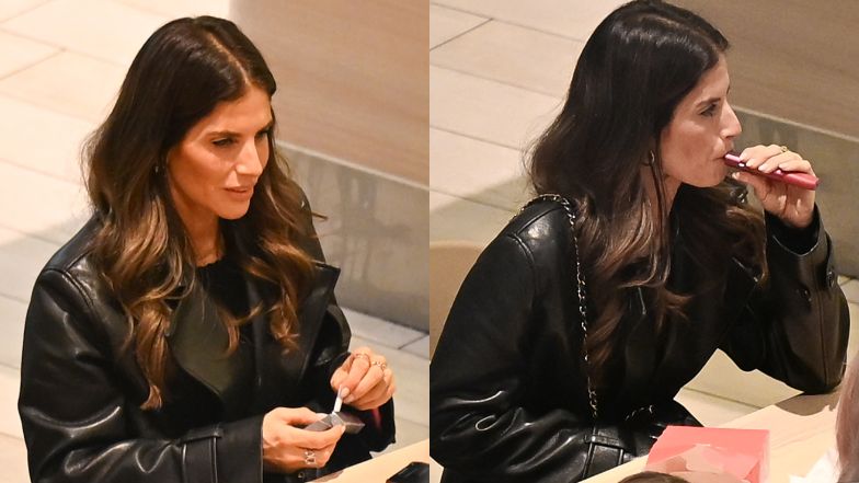 Weronika Rosati puszcza dymka w restauracji fast foodowej