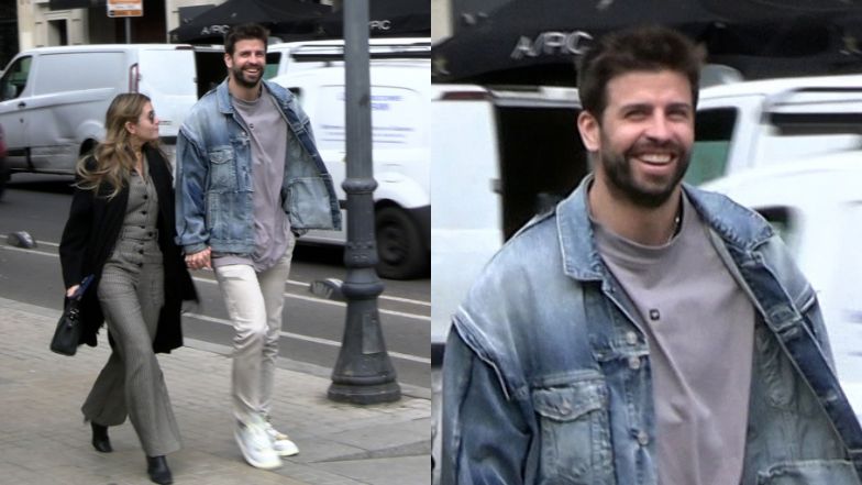 Gerard Pique spaceruje z kochanką po Barcelonie. Dopisywały im humory (ZDJĘCIA)