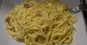 Spaghetti a'la carbonara. Niewiarygodnie kremowa i pyszna