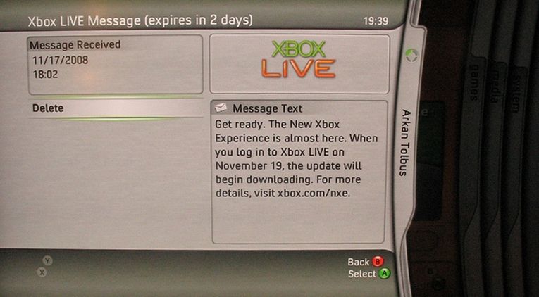 Microsoft przypomina o aktualizacji Xboxa 360 1