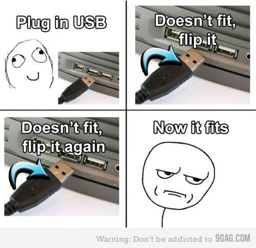 USB nie pasuje 9gag