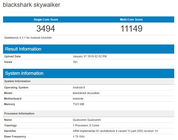 Xiaomi: Black Shark 3 ma mieć gorszy procesor niż Redmi K30 Pro 2
