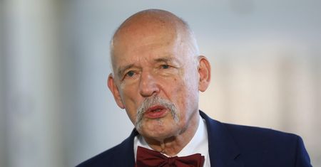 Korwin-Mikke broni Brauna. Dziennikarka przerwała jego wypowiedź
