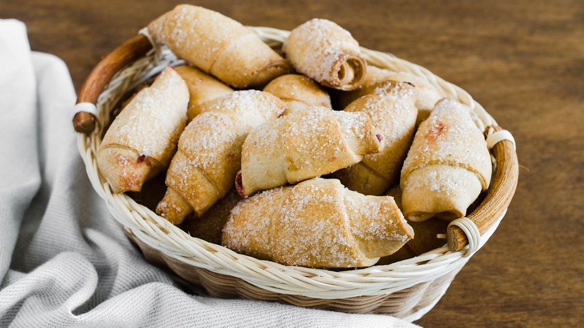 Przepis na kruche rogaliki