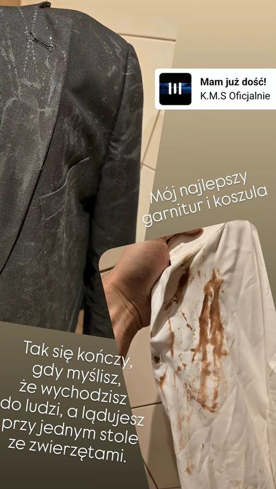 Wpis Piotra Korczarowskiego na Instagramie