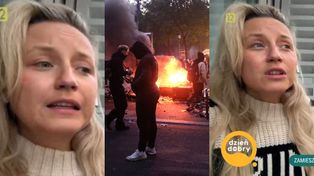 Gospodyni "Dzień Dobry TVN" znalazła się w samym centrum zamieszek w Paryżu. "Jedna z rac LECIAŁA NA MNIE. Biegłam z tłumem, który uciekał"
