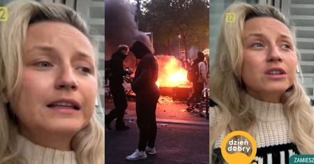 Gospodyni "Dzień Dobry TVN" znalazła się w samym centrum zamieszek w Paryżu. "Jedna z rac LECIAŁA NA MNIE. Biegłam z tłumem, który uciekał"
